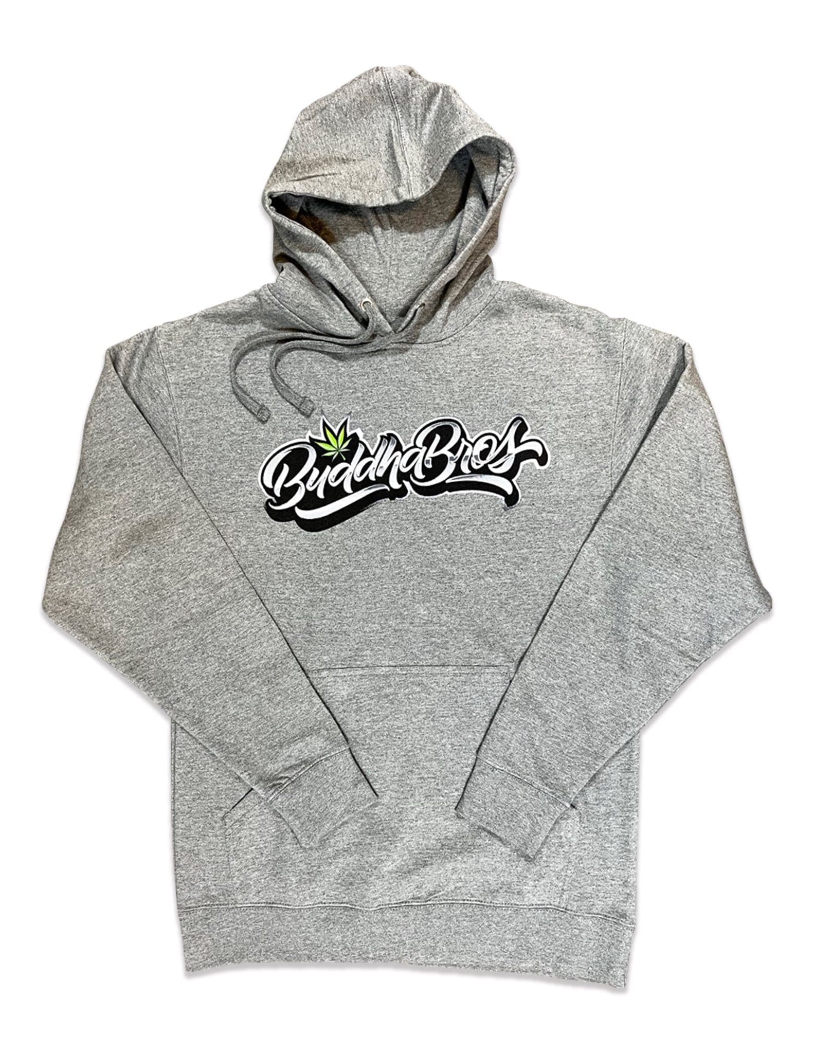 BB Hoodie – Classic Script Grey